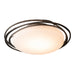 Hubbardton Forge - Nova Small LED Flush Mount - Nova - Oil Rubbed Bronze- Union Lighting Luminaires Decor