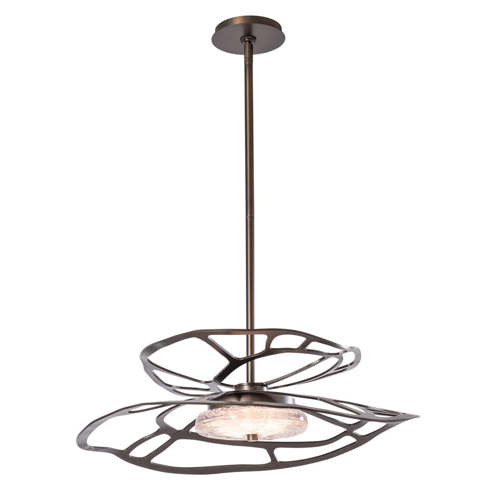 Hubbardton Forge - Muse LED Pendant - Muse - Dark Smoke- Union Lighting Luminaires Decor