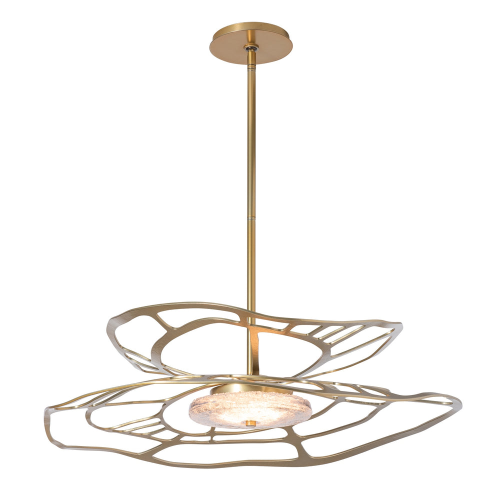 Hubbardton Forge - Muse LED Large Pendant - Muse - Modern Brass- Union Lighting Luminaires Decor