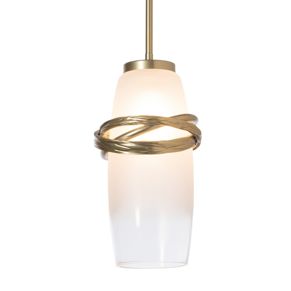 Hubbardton Forge - Trilogy Mini Pendant - Trilogy - Modern Brass- Union Lighting Luminaires Decor