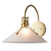 Hubbardton Forge - Henry Large Glass Shade Sconce - Henry - Modern Brass- Union Lighting Luminaires Decor