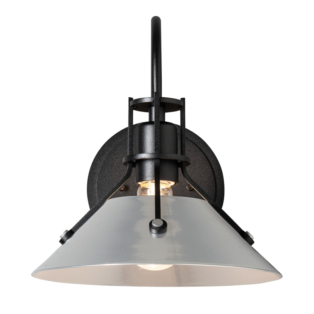 Hubbardton Forge - Henry Large Glass Shade Sconce - Henry - Black- Union Lighting Luminaires Decor
