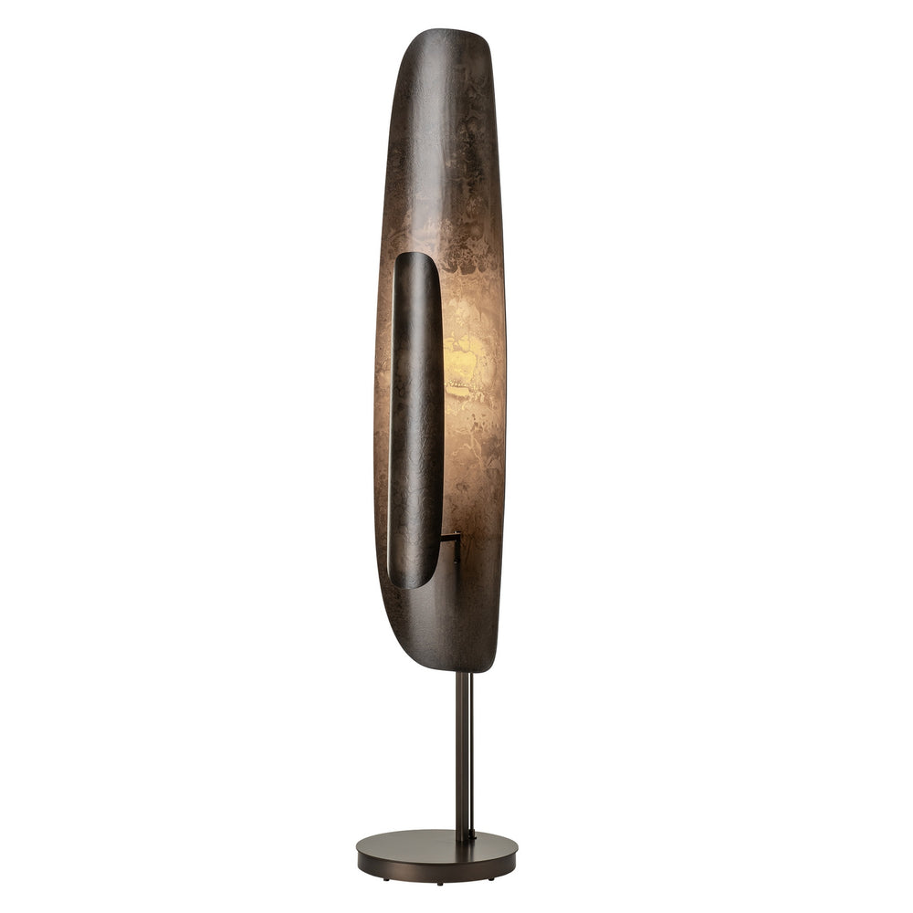 Hubbardton Forge - Shield Medium Floor Lamp - Shield - Dark Smoke- Union Lighting Luminaires Decor