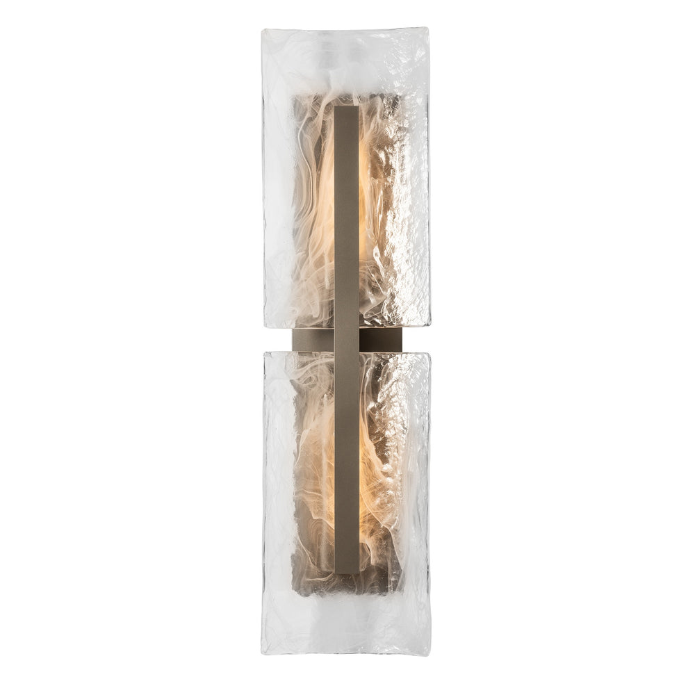 Hubbardton Forge - Arc Tall Outdoor Sconce - Arc - Coastal Burnished Steel- Union Lighting Luminaires Decor