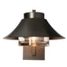 Hubbardton Forge - Stowe Large Outdoor Sconce - Stowe - Coastal Dark Smoke- Union Lighting Luminaires Decor