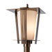Hubbardton Forge - Linea Outdoor Lantern Post Light - Linea - Coastal Bronze- Union Lighting Luminaires Decor