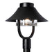 Hubbardton Forge - Stowe Outdoor Lantern Post Light - Stowe - Coastal Black- Union Lighting Luminaires Decor