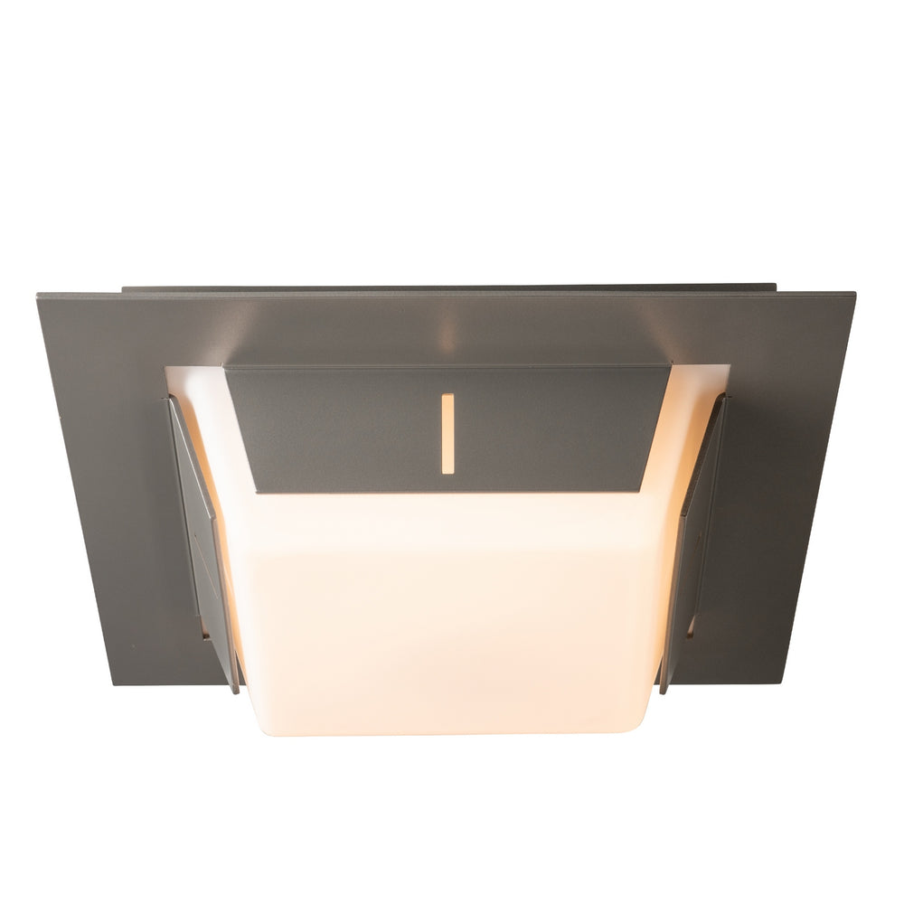 Hubbardton Forge - Linea Outdoor Flush Mount - Linea - Coastal Burnished Steel- Union Lighting Luminaires Decor