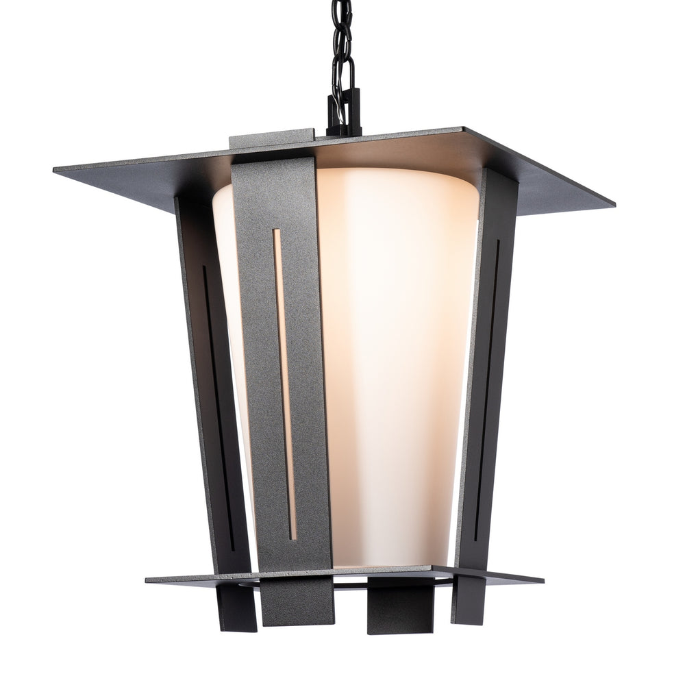 Hubbardton Forge - Linea Outdoor Lantern - Linea - Coastal Black- Union Lighting Luminaires Decor