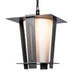 Hubbardton Forge - Linea Outdoor Lantern - Linea - Coastal Black- Union Lighting Luminaires Decor