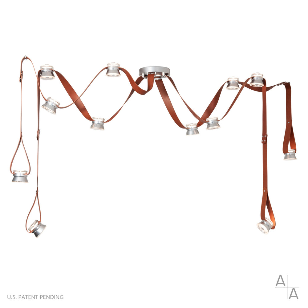Hubbardton Forge - SNAPS Large LED Pendant w/Metal Cones - Snaps - Sterling- Union Lighting Luminaires Decor