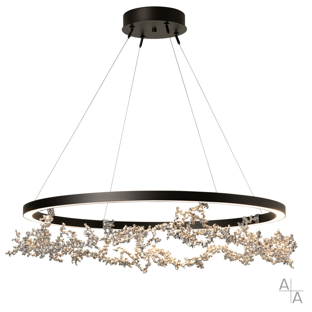 Hubbardton Forge - Coral LED Ring Pendant - Coral - Oil Rubbed Bronze- Union Lighting Luminaires Decor