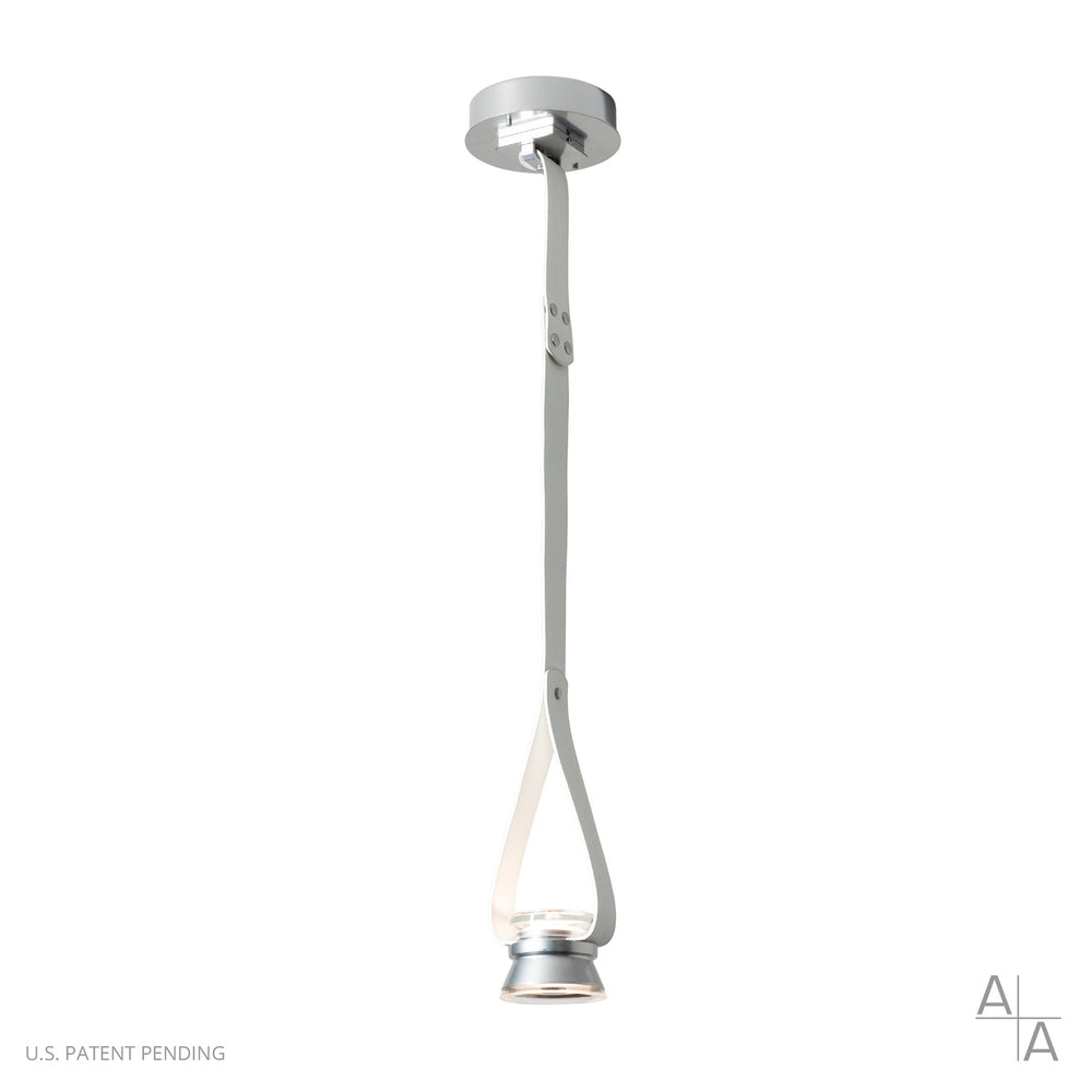 Hubbardton Forge - SNAPS Single LED Downlight Pendant w/Metal Cone - Snaps - Sterling- Union Lighting Luminaires Decor