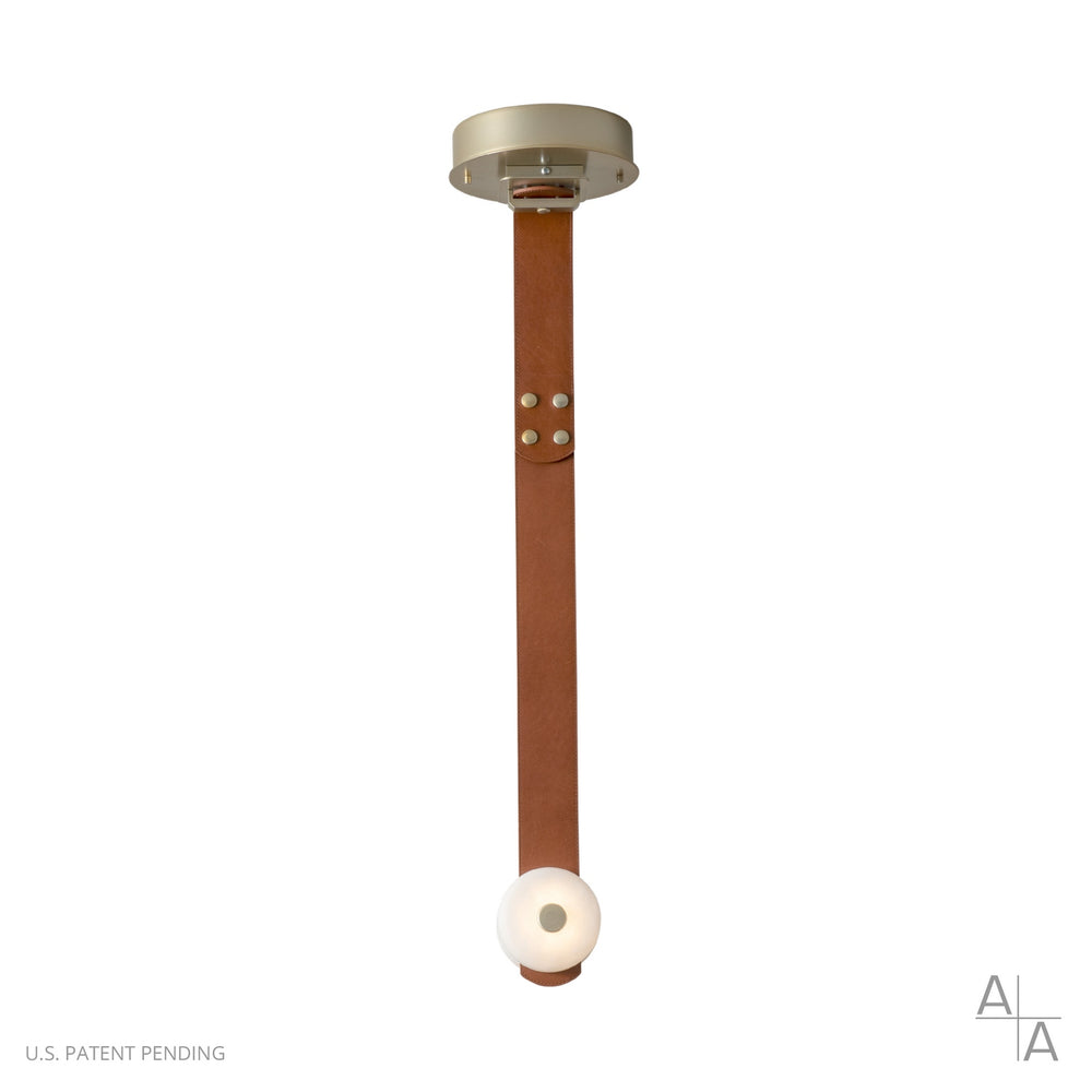 Hubbardton Forge - Snaps Small LED Pendant - Snaps - Modern Brass- Union Lighting Luminaires Decor