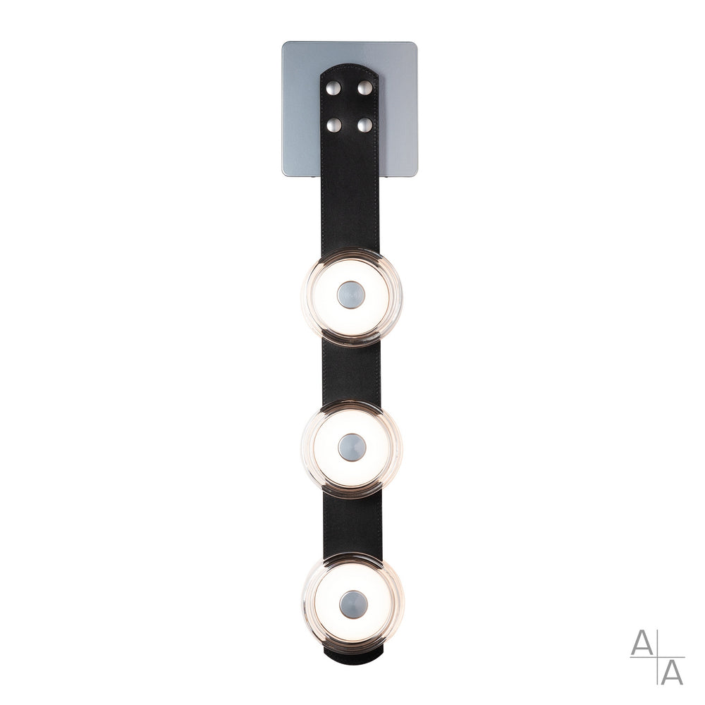 Hubbardton Forge - SNAPS 3-Light Sconce - Snaps - Sterling- Union Lighting Luminaires Decor