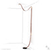 Hubbardton Forge - Snaps Floor-to-Ceiling Plug-in LED Lamp - Snaps - Black- Union Lighting Luminaires Decor