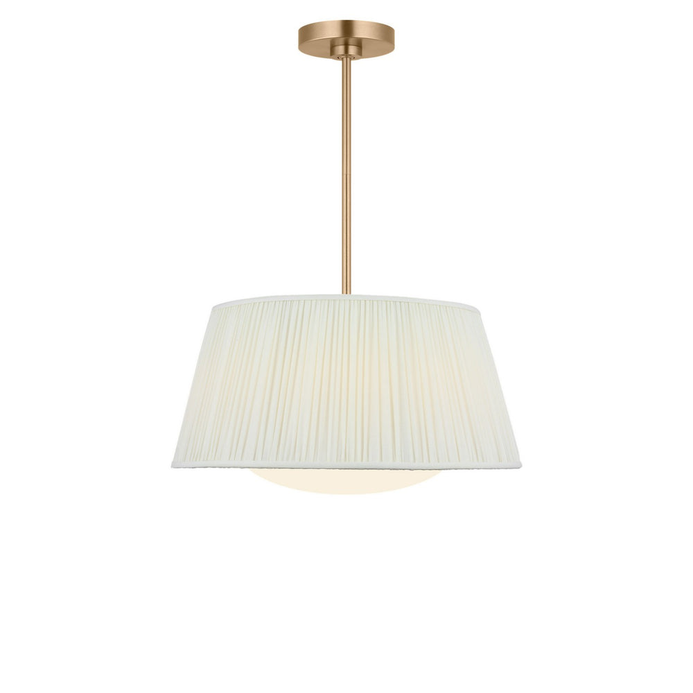 Generation Lighting Canada - Three Light Pendant - Vilera - Satin Brass- Union Lighting Luminaires Decor