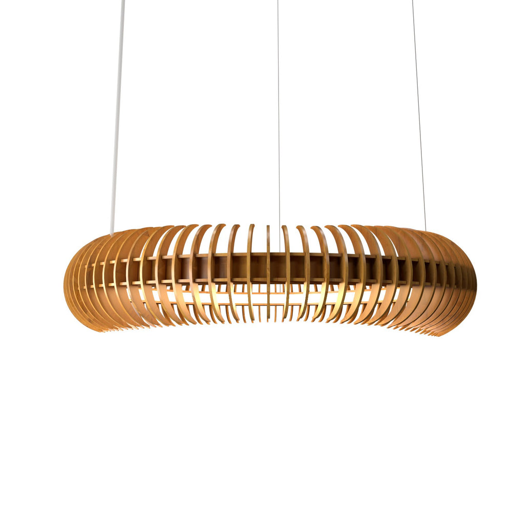 Accord Lighting - LED Pendant - Stecche di Legno - Teak- Union Lighting Luminaires Decor