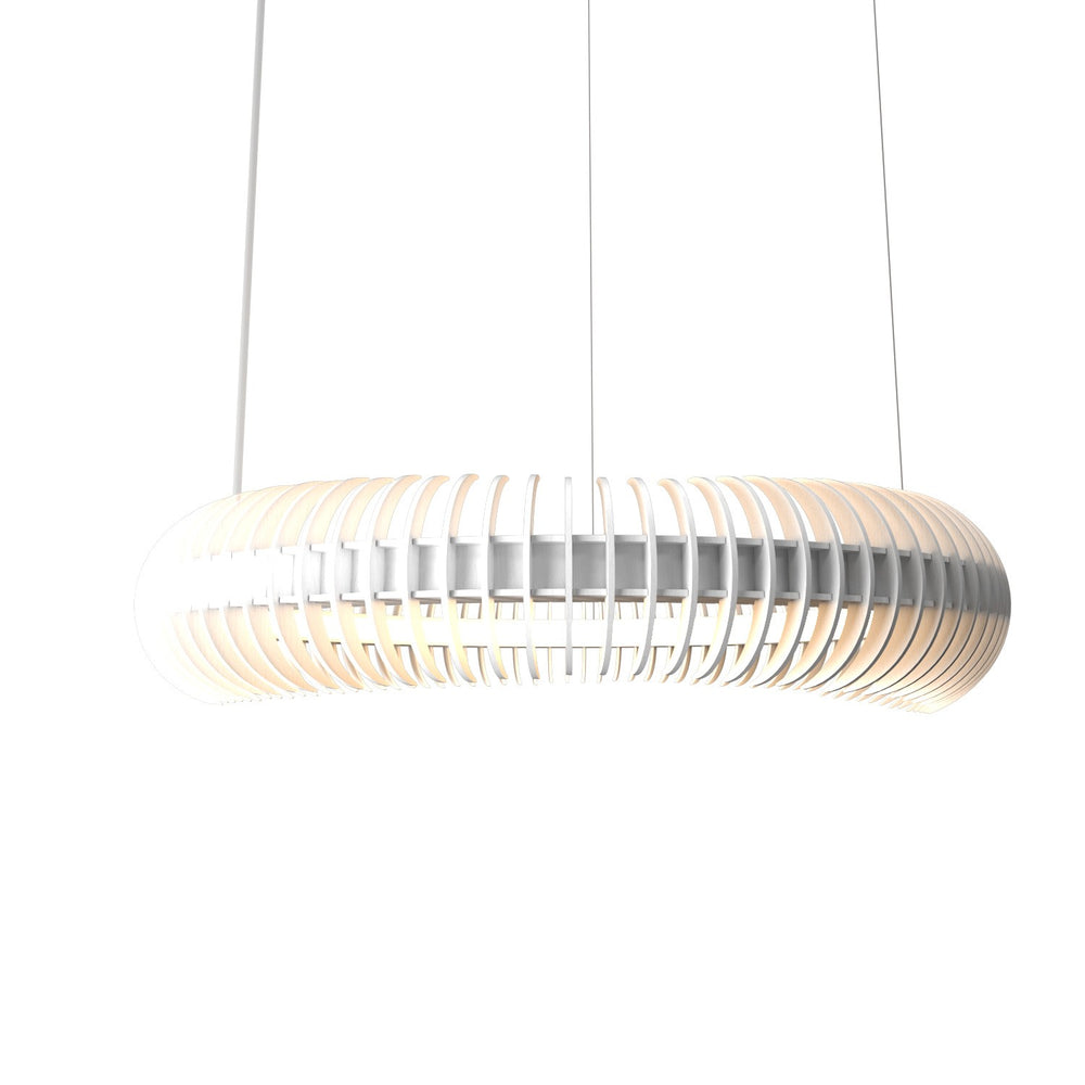 Accord Lighting - LED Pendant - Stecche di Legno - Organic White- Union Lighting Luminaires Decor