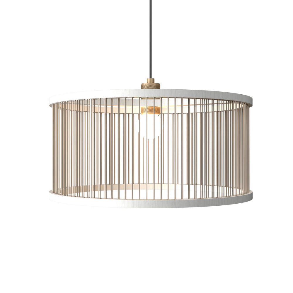 Accord Lighting - One Light Pendant - Corda - Organic White- Union Lighting Luminaires Decor