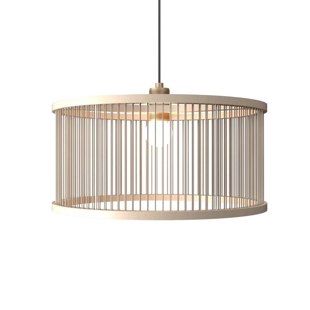 Accord Lighting - One Light Pendant - Corda - Organic Cappuccino- Union Lighting Luminaires Decor