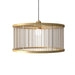 Accord Lighting - One Light Pendant - Corda - Organic Gold- Union Lighting Luminaires Decor