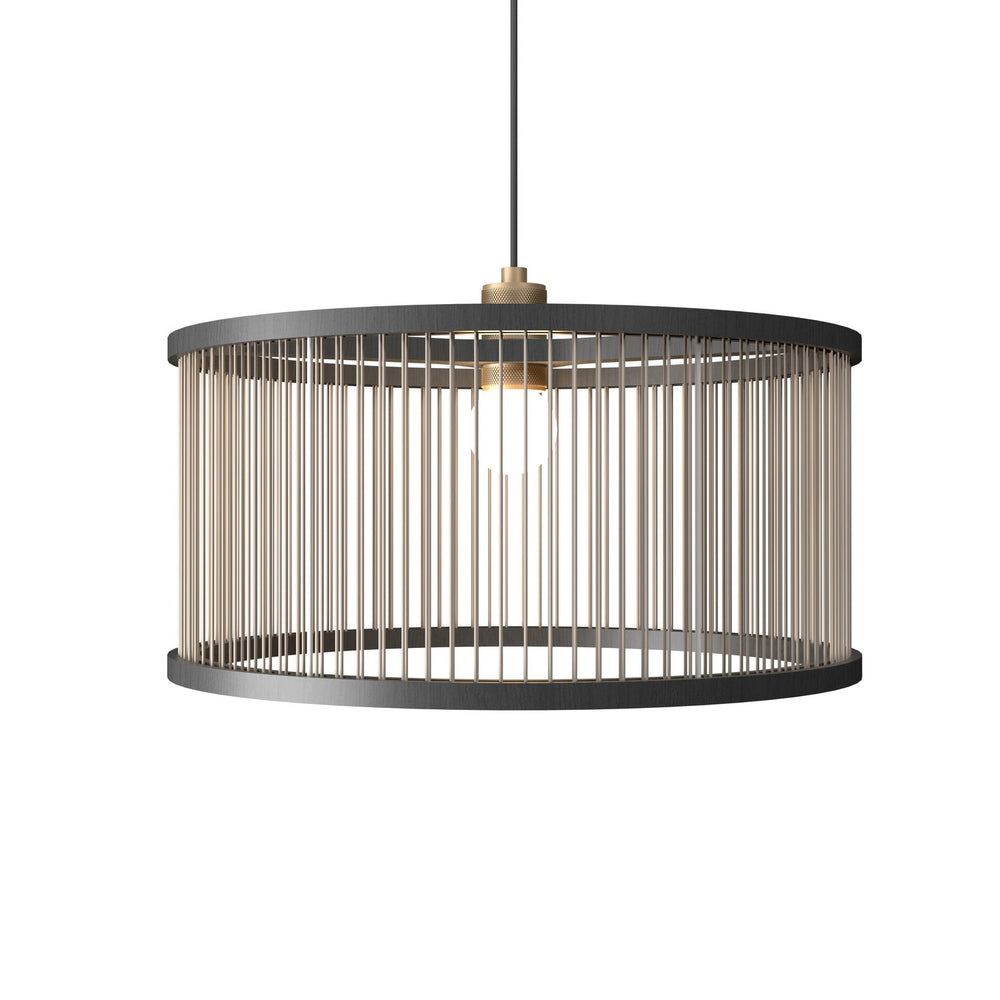 Accord Lighting - One Light Pendant - Corda - Organic Grey- Union Lighting Luminaires Decor