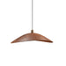 Accord Lighting - One Light Pendant - Oyster - Imbuia- Union Lighting Luminaires Decor