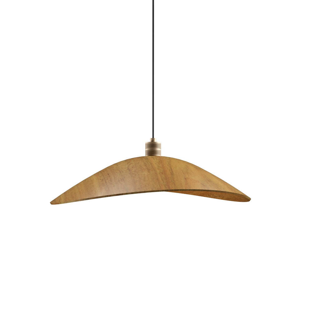 Accord Lighting - One Light Pendant - Oyster - Louro Freijo- Union Lighting Luminaires Decor