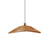 Accord Lighting - One Light Pendant - Oyster - Teak- Union Lighting Luminaires Decor