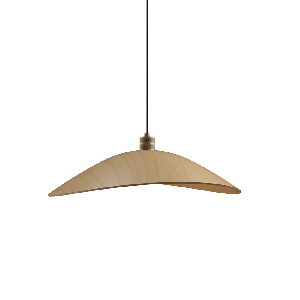 Accord Lighting - One Light Pendant - Oyster - Maple- Union Lighting Luminaires Decor