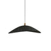 Accord Lighting - One Light Pendant - Oyster - Charcoal- Union Lighting Luminaires Decor
