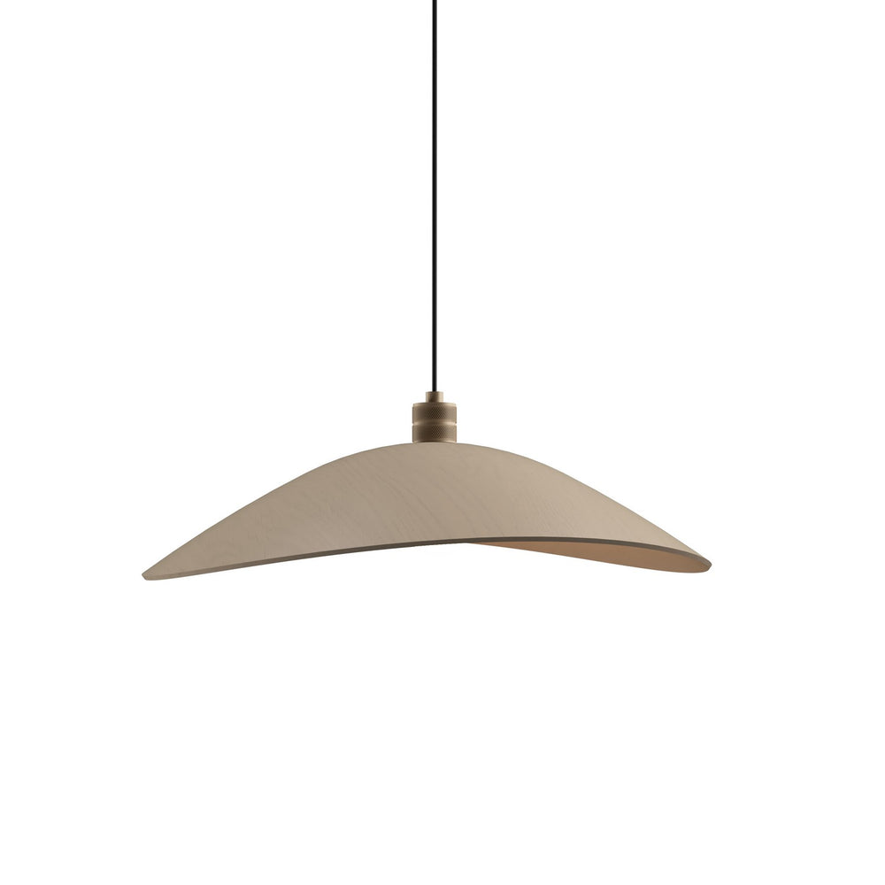 Accord Lighting - One Light Pendant - Oyster - Organic Cappuccino- Union Lighting Luminaires Decor