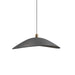Accord Lighting - One Light Pendant - Oyster - Organic Grey- Union Lighting Luminaires Decor