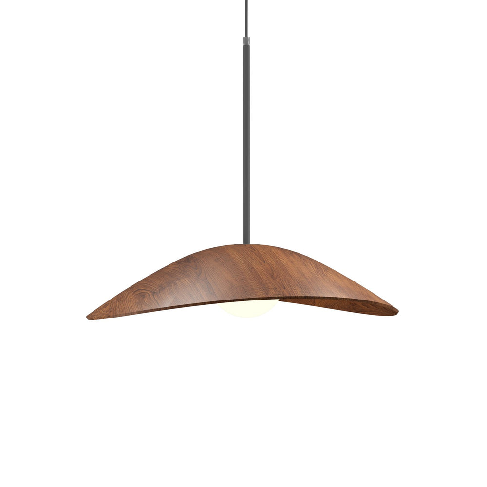 Accord Lighting - One Light Pendant - Oyster - Imbuia- Union Lighting Luminaires Decor