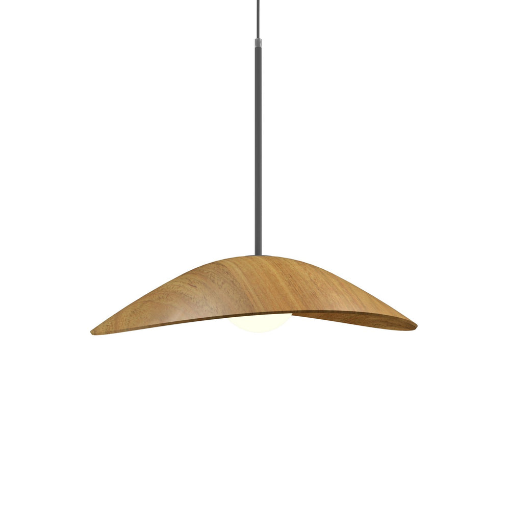 Accord Lighting - One Light Pendant - Oyster - Louro Freijo- Union Lighting Luminaires Decor