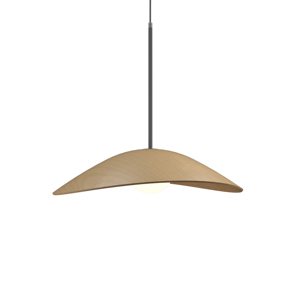 Accord Lighting - One Light Pendant - Oyster - Maple- Union Lighting Luminaires Decor