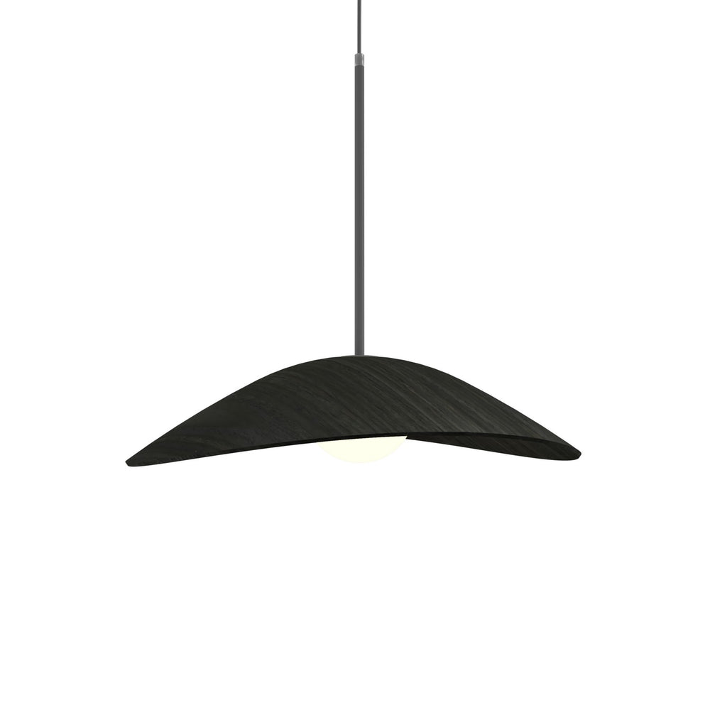 Accord Lighting - One Light Pendant - Oyster - Charcoal- Union Lighting Luminaires Decor
