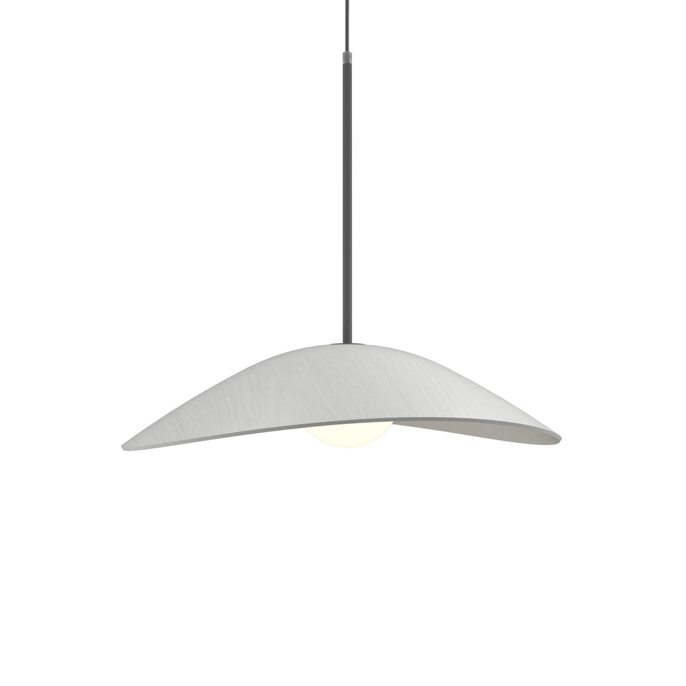 Accord Lighting - One Light Pendant - Oyster - Organic White- Union Lighting Luminaires Decor