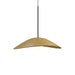 Accord Lighting - One Light Pendant - Oyster - Organic Gold- Union Lighting Luminaires Decor