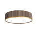 Accord Lighting - LED Ceiling Mount - Cylindrical - American Walnut- Union Lighting Luminaires Decor