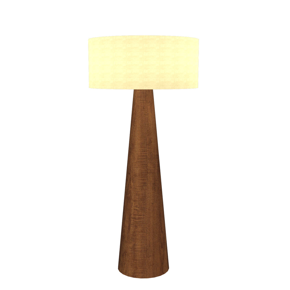 Accord Lighting - One Light Floor Lamp - Conical - Imbuia- Union Lighting Luminaires Decor