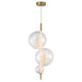 Studio M - LED Pendant - Dreamer - Natural Aged Brass- Union Lighting Luminaires Decor