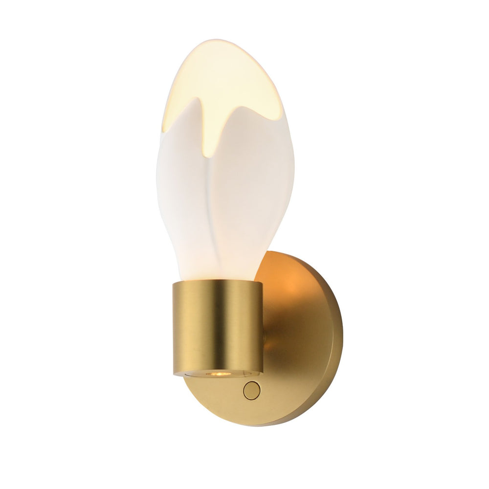 Studio M - LED Wall Sconce - Burgeon - Natural Aged Brass- Union Lighting Luminaires Decor