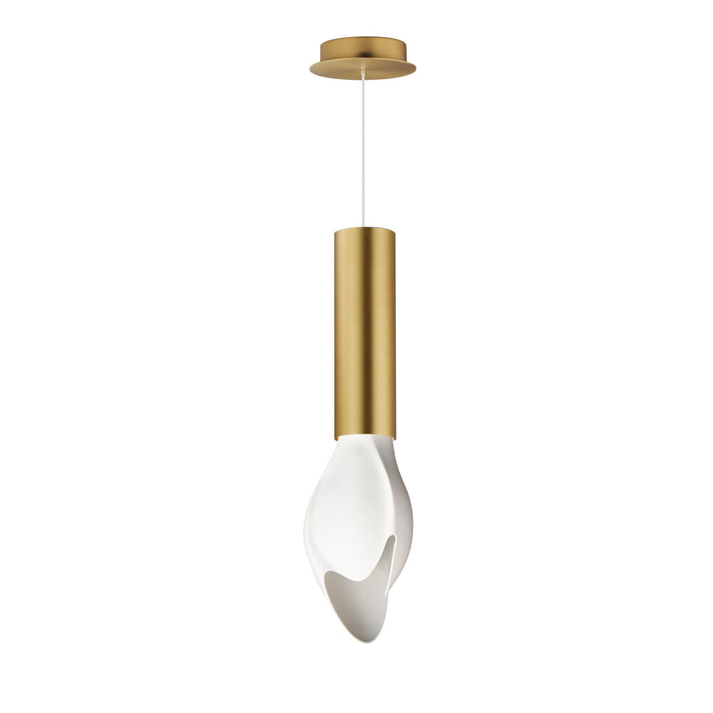 Studio M - LED Pendant - Burgeon - Natural Aged Brass- Union Lighting Luminaires Decor