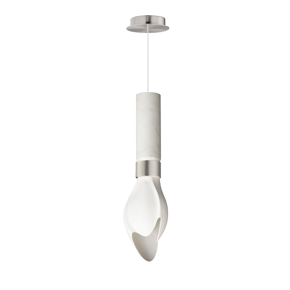 Studio M - LED Pendant - Burgeon - Satin Nickel- Union Lighting Luminaires Decor