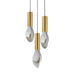 Studio M - LED Pendant - Burgeon - Natural Aged Brass- Union Lighting Luminaires Decor