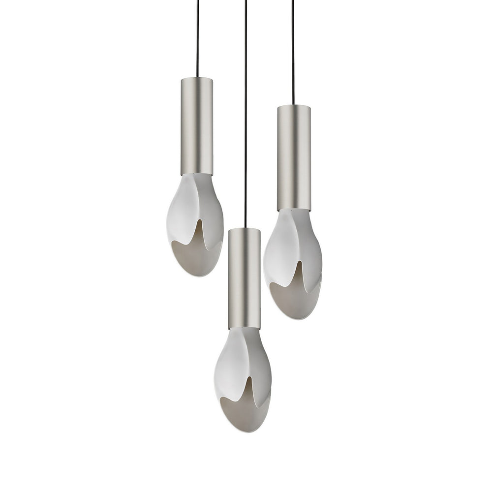 Studio M - LED Pendant - Burgeon - Satin Nickel- Union Lighting Luminaires Decor