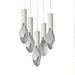 Studio M - LED Pendant - Burgeon - Satin Nickel- Union Lighting Luminaires Decor