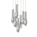 Studio M - LED Pendant - Burgeon - Satin Nickel- Union Lighting Luminaires Decor